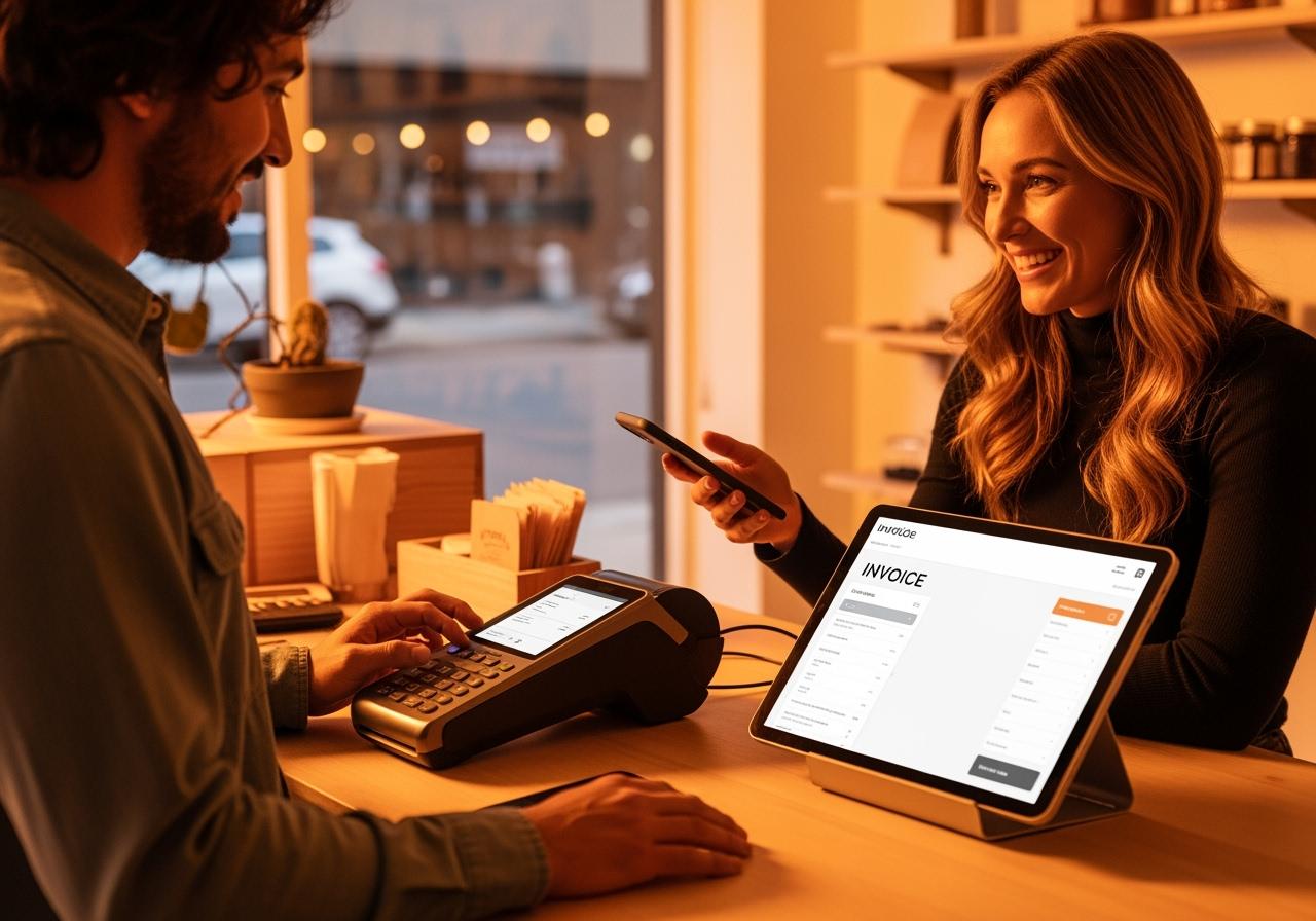 Finance and operations team reviewing a billing dashboard together
